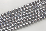 Natural Tera Hertz, High Quality in 6mm and 8mm Faceted Round- 15.5 inch strand Gemstone Beads