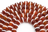 Dzi Beads Matt Round Beads. A Quality Full Strand 6mm, 8mm, 10mm, 12mm
