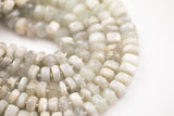 Natural Moonstone Beads. High Quality 12mm and 14mm Faceted Roundel 16" strand AAA Quality Gemstone Beads