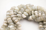 Natural Moonstone Beads. High Quality 12mm and 14mm Faceted Roundel 16" strand AAA Quality Gemstone Beads