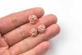 Lion Head 11*13mm Bead Pewter - Gold, Rose Gold, Silver, Gunmetal