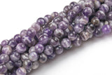 Natural Amethyst Beads, High Quality in Faceted Round, 4mm, 6mm, 8mm, 10mm, 12mm.-Full Strand 15.5 inch Strand AAA Quality Gemstone Beads