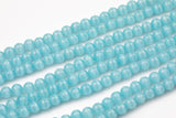 Cats Eye Cat's Eye, High Quality in Smooth Round, 4mm, 6mm, 8mm, 10mm, 12mm- Full Strand 15.5 inches Long- Light Aqua