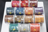 Distressed Leather Cord, Round 1.5mm - Natural Colored Leather Cord, Distressed, Natural Dye Leather Cord