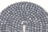 Gray Jade- Faceted Round 4mm 6mm 8mm 10mm 12mm - Single or Bulk - 15.5" AAA Quality AAA Quality