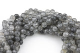 Natural Cloudy Quartz High Quality in Faceted Round-Full Strand 15.5 inch Strand, 4mm, 6mm, 8mm, 12mm, or 14mm Beads AAA Quality