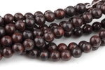 LARGE-HOLE beads!!! 8mm or 10mm Smooth-finished round. 2mm hole. 7-8" strands. Saffron Jasper Big Hole Beads