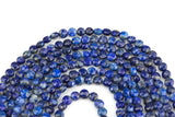 Natural Lapis- Full Strands-15.5 inches-5mm- Nice Size Hole- Diamond Cutting,High Facets-Nice and Sparkly-Faceted Coin Gemstone Beads