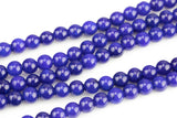 Sapphire Jade-JADE Smooth Round- 6mm 8mm 10mm 12mm-Full Strand 15.5 inch Strand