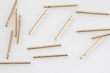 Gold Filled Earring Post- 14/20 Gold Filled- USA Product-22 Gauge- 20 pieces per order