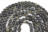 Natural Golden Obsidian- Full Strands-15.5 inches-6mm- Nice Size Hole- Diamond Cutting,High Facets-Nice and Sparkly-Faceted Coin
