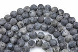Natural Matte Marble Labradorite Larvikite Grade AAA round- 4mm, 6mm, 8mm, 10mm, 12mm- Full 15.5 Inch Strand- Smooth Gemstone Beads