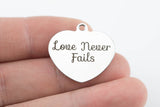 Custom Laser Charms Stainless Steel Personalized Charms - Your Text Here - Laser Engraved Silver Gold Polished-50 Fonts-Bulk Price-14mm 20mm