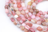 Natural Pink Opal Nuggets Beads -16 Inch strand - Wholesale pricing AAA Quality- Full 16 inch strand