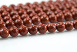 Natural Red Jasper, High Quality in Faceted Round, -Full Strand 15.5 inch Strand, 4mm, 6mm, 8mm, 12mm, or 14mm Beads Gemstone Beads