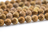 Natural Wood Jasper Faceted Round- Tiger Skin Jasper- 4mm, 6mm, 8mm, 10mm, 12mm, 14mm- Full 15.5 Inch Strand Gemstone Beads