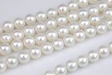 Natural Shell Pearls - Mother of pear- Round- 6mm 8mm 10mm 12mm 14mm Gemstone Beads Shell Beads