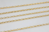 Gold Filled Rolo 2mm, Wholesale, USA Made, Chain by foot Permanent Jewelry Chain