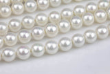 Natural Shell Pearls - Mother of pear- Round- 6mm 8mm 10mm 12mm 14mm Gemstone Beads Shell Beads
