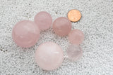 1 Pc Rose Quartz Stone Sphere- Assorted Sizes