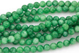 Natural Maw Sit Sit Jade Ablite Round Beads 4mm 6mm 8mm 10mm 12mm Mawsitsit From Burma 15.5" Strand Smooth Gemstone Beads