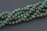 Turquoise JADE Smooth Round -Full Strand 15.5 inch Strand AAA Quality- 8MM