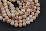 Natural Light Pink Moosntone Sunstone Pink Moonstone Beads High Quality in Round- 4mm, 6mm, 8mm, 10mm, 12mm- 15.5 - 16" Smooth
