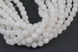 Moonstone Jade JADE Faceted Round -Full Strand 15.5 inch Strand, 4mm, 6mm, 8mm, 12mm, or 14mm Beads-Full Strand 15.5 inch Strand