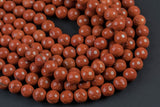 Natural Red Jasper, High Quality in Faceted Round, -Full Strand 15.5 inch Strand, 4mm, 6mm, 8mm, 12mm, or 14mm Beads Gemstone Beads
