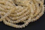 Natural Champagne Quartz, High Quality in Faceted Rondelle 4mm, 6mm, 8mm, 10mm, 12mm Gemstone Beads