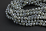 Natural Mystic Labradorite, High Quality in Faceted Round- 4mm, 6mm, 8mm, 10mm, 12mm, 14mm AAA Quality Gemstone Beads
