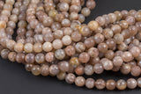 Natural Pinkish Multi Colored Moonstone Sunstone Quality Faceted . Full 15.75" Strand. AAA Quality Gemstone Beads