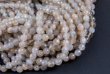 Natural Light Gray Moonstone Faceted Round--Full Strand 15.5 inch Strand, 4mm, 6mm, 8mm, 12mm, or 14mm Beads Gemstone Beads