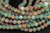 Multi Colored Matte Agate, High Quality in Matte Round, 6mm, 8mm, 10mm, 12mm
