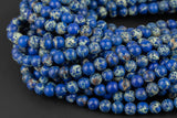 Natural AFRICAN Sea Sediment Jasper round sizes, 4mm, 6mm, 8mm, 10mm, 12mm- Full 15.5 Inch Strand- Wholesale Price Smooth Gemstone Beads