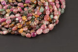 Natural Tourmaline Nuggets Beads - Wholesale pricing AAA Quality- Full strand Gemstone Beads
