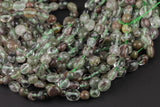 Natural Phantom Quartz Nuggets Beads - Around 5x8mm in dimensions -16 Inch strand - Wholesale pricing Gemstone Beads