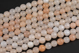 Natural Pink Aventurine Faceted, High Quality in Faceted Round, 4mm, 6mm, 8mm, 10mm, 12mm- Full 15.5 Inch Strand Gemstone Beads