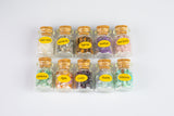 10pc Gemstone Crystal Bottles Mix - Stone Crystals Bottle Set - Gemstone Chips - Crystal Gemstone Bottle - gemstone crystal chips vials
