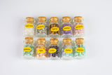 10pc Gemstone Crystal Bottles Mix - Stone Crystals Bottle Set - Gemstone Chips - Crystal Gemstone Bottle - gemstone crystal chips vials