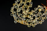 CITRINE Nugget 16x18mm faceted beads.