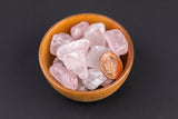Rose Quartz Tumbled Nuggets- 100 grams-3.5 ounces - 1/2 inch-1.25 inch Size- Roughly 20 pcs per bag
