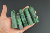 1 Pc Natural Ruby Zoisite Obelisk Tower Point wand healing crystal