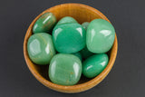 Natural Green Aventurine Tumbled Nuggets- 100 grams-3.5 ounces - .5 inch-1.5 inch Size- Roughly 8 pcs per bag