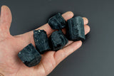 Natural Black Tourmaline Chunky Pieces Natural Shape- 1 pc - 0.8-1.5 inch Size- Natural Shape
