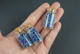 Natural Lapis Gemstone Bottle