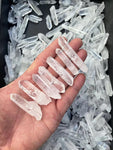 ONE POUND Natural Quartz Crystal Points Shards A+ Large Quartz Needle Points (Raw Quartz Crystals for Jewelry, Crystal Grids, Meditation)
