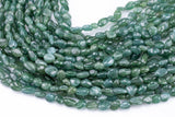 Natural Green Apatite Nuggets Beads -16 Inch strand - Wholesale pricing AAA Quality- Full 16 inch strand Gemstone Beads
