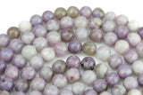 Natural Pale Pink Tourmaline, High Quality in Round, 4mm, 6mm, 8mm, 10mm, 12mm, 14mm-Full Strand 16 inch Strand Smooth Gemstone Beads