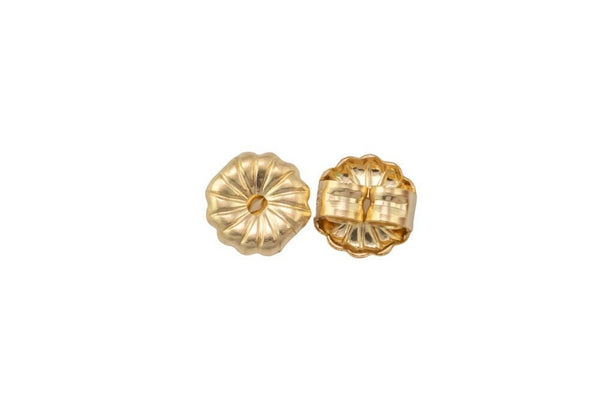 Gold Filled Ball Earring Backing 14/20 Gold Filled- USA Product- 6 pieces per order